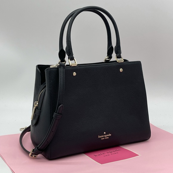 kate spade Handbags - Kate Spade Leila Triple Compartment Satchel Bag Black